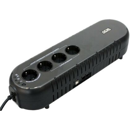 Купить ИБП PowerCom WOW-1000U 1000 ВА/ 500 Вт, 4*Schuko (Euro), USB, RJ45/ RJ11 ( Аккумулятор 12 V/ 9,0 Ah*1) в Симферополе, Севастополе, Крыму